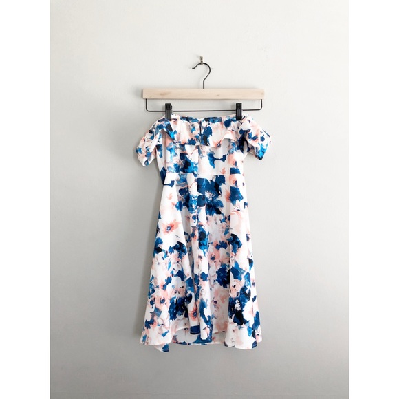 Marabelle Printed Off The Shoulder Dress - Picture 3 of 4